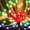 Colorful 60LED*8IN1, variant on 8pcs 60 LED 8IN1 Solar Firework Lights Outdoor Total 480 LED Landscape Lights for Garden Party Decor