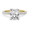 thumbnail image 2 of 5 Carat IGI Certified Radiant Shape Lab Grown Diamond Engagement Ring | 14K Yellow Gold |Emily Eternity Diamond Ring | FG-VS1-VS2 Quality Friendly Diamonds, 2 of 5