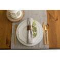 thumbnail image 3 of Stone Brown Solid Chambray Table Runner 14x108", 3 of 3