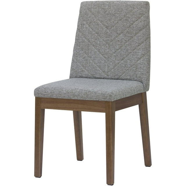 Manhattan Comfort Catherine Upholstered Dining Side Chair in Gray