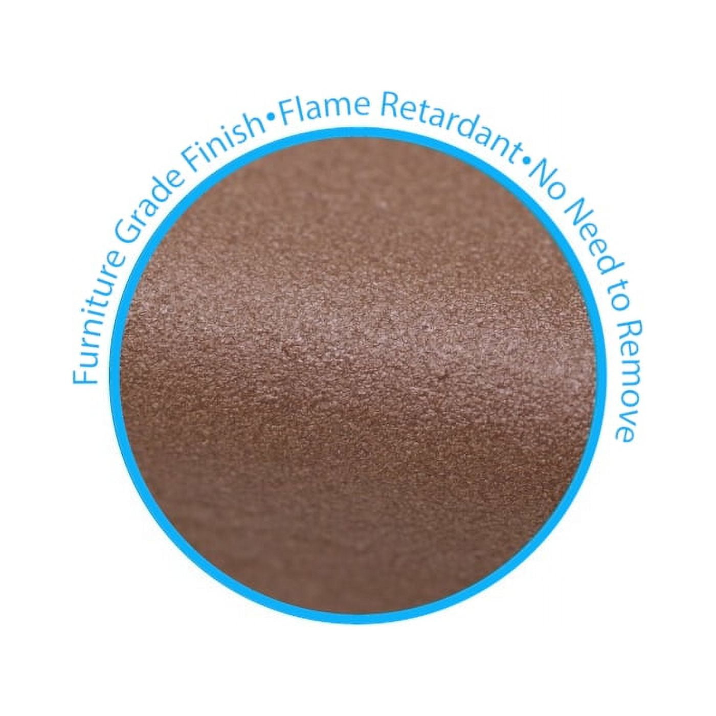 Kidkusion Soft Seat Edge Cushion Brown 3 ft, Foam Rubber Edge and Corner Guard, Fireplace Padding, Childproof Bumper