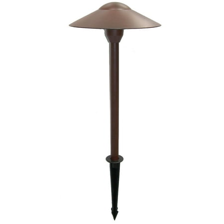 Low Voltage Landscape Light Mushroom Path Light In Rust