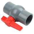 thumbnail image 2 of válvula de bola de PVC para tubería de suministro de agua con conector adhesivo deslizante, 2 of 7
