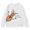 White, variant on Crewneck Sweatshirt Kids Christmas Print Pullover Crew Neck Long Sleeve Hoodless Sweatshirt Black 4-5 Years