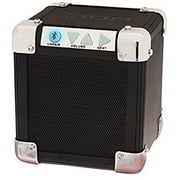 ION Audio Rock Block | Palm-Sized Wireless Bluetooth Speaker with 1/8 Input (15W)