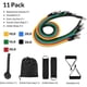 thumbnail image 3 of 11Pcs/Set Latex Tubes Resistance Bands Home Gym Strength Training Pull Rope Yoga Tension band Fitness Equipment, 3 of 5