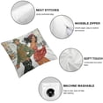 thumbnail image 4 of SHANXI Throw Pillow Covers Beautiful Romantic Couple American Afro Art r for Sofa 18x18in, 4 of 5