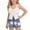 White, variant on Girls Summer Outfit Sets, 2 Piece Sleeveless Summer T-shirts and Denim Shorts Sets White Size 7-8T