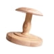 thumbnail image 4 of Soporte de exhibición de sombreros, soporte de exhibición de madera, base redonda, perchero de mesa para sombreros Altura total 15cm, 4 of 9