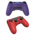 thumbnail image 4 of Control inalámbrico Wuthur, paquete de 2 para PS4/PC, rojo y morado, 4 of 6