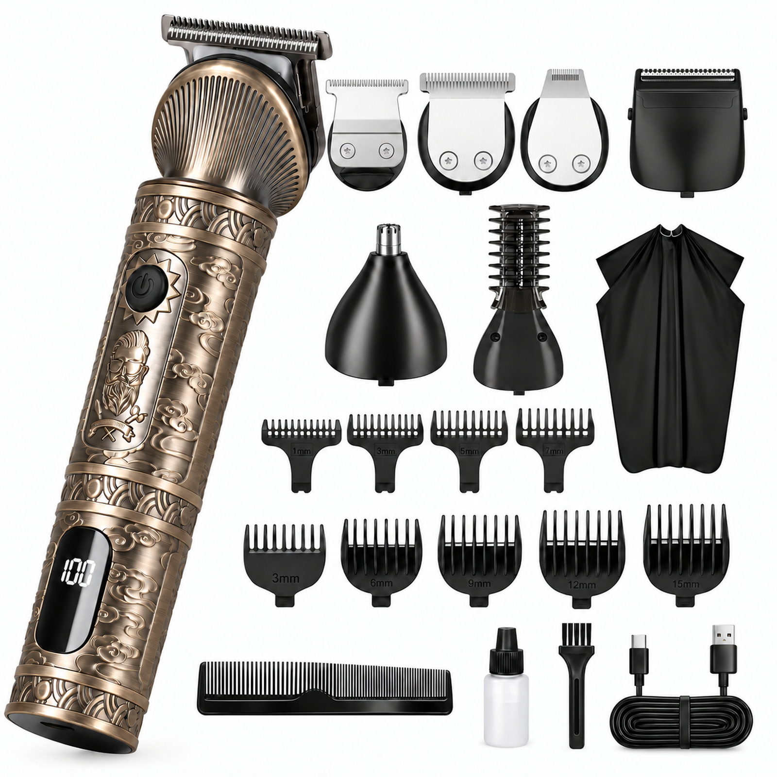 NEXPURE 6-in-1 Cordless Beard Trimmer Kit photo 1
