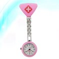 thumbnail image 2 of 1 Pce Infirmière Supe Montre Médicale Triangle à la Mode Montre Médicale Infirmière Montre Suspendue Rétro Montre de Poche Montre Cadeau (Rose), 2 of 7