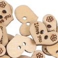 thumbnail image 2 of unbranded 200 pcs  Sewing Clothing Buttons Diy Coat Buttons Letter Coat Buttons Home Accessory, 2 of 8