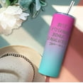 thumbnail image 4 of Best Bonus Daugher Ever Gifts From Son 20oz Travel Cup Gifts Set for Mother Mom Birthday Christmas Presents Green Stainless Steel Travel Tumbler With Lid Staw, 4 of 6