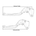 thumbnail image 4 of POSSBAY Folding Extendable Brake Clutch Lever For Kawasaki Z900 NINJA650R ER6F 2017-2022, 4 of 5
