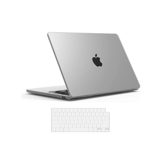 Compatible avec Étui pour MacBook Air 13,6 Pouces Modèle 2022 A2681 Puce M2 avec Écran Liquid Retina Touch ID, Étui de Protection pour Portable avec Housse de Clavier