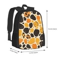 thumbnail image 2 of Large Capacity Backpack 16.5×12.5×5.5in Widened Shoulder Strap Design Main Bag Large Top Handle Belt Adjustable Shoulder Strap Leopard_4, 2 of 8