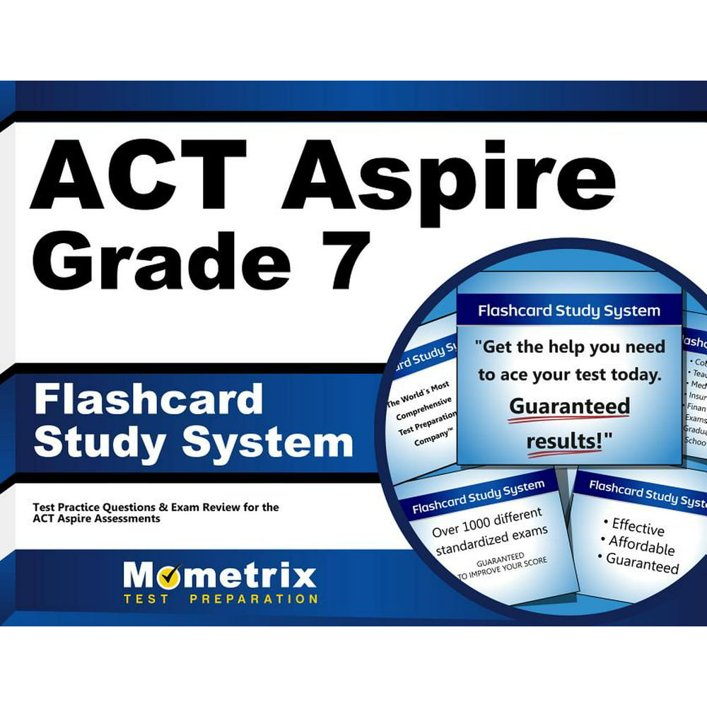 ACT Aspire Grade 7 Flashcard Study System ACT Aspire Test Practice