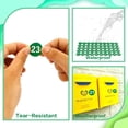 thumbnail image 4 of Number Stickers, Consecutive Number Stickers 1-50, 10 Sheets Round Number Labels, Green Small Number Stickers Vinyl Number Decals for Office, Classroom, Storage, Inventory, Indoor, Outdoor, 1 inch, 4 of 7