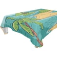 thumbnail image 5 of Ryvnso Island Map and Sea Rectangle Table Cloth Tablecover Dinning Tablecloth 60"x120", 5 of 8