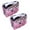 Pink, variant on 2 Pack Magik Travel Insert Handbag Purse Large Liner Organizer Tidy Bags (Pink)