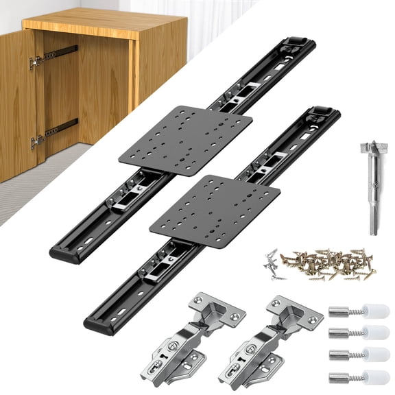 12inch 2.0 Pocket Door Slides Cabinet Hardware Kit