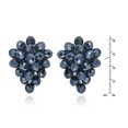 thumbnail image 4 of Midnight Forest Black Crystals Grape Clip On Earrings, 4 of 5