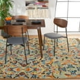 thumbnail image 2 of SAFAVIEH Blossom Everitt Floral Wool Area Rug, Blue/Multi, 10' x 10' Square, 2 of 10