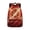 Fiery Soccer Ball Pattern, variant on Terrier Dog Bone Paw Print School Backpack Soccer Pattern Book Bags for Traveling Personalized Customized Your Name Schoolbag