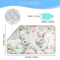 thumbnail image 2 of Ironing Mat Portable Ironing Blanket for Table Top Travel Ironing Pad for Washer Dryer 27.6" x 47.2" Easter Pattern, 2 of 6