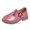 Pink, variant on Daznico Girls Heel Sandals with Floral Design Comfortable Performance Footwear for Children,10-10.5 Years