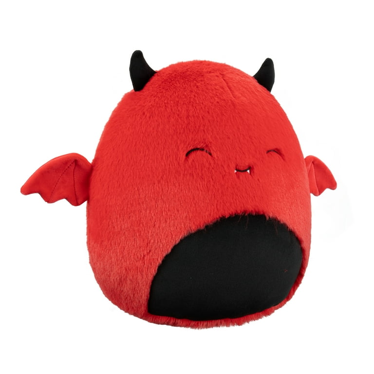 Squishmallows FuzzAMallow Official 12 inch Dante the Red Devil