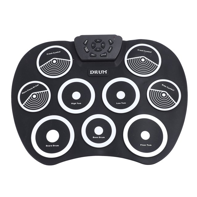 Batterie Enroulable, Ensemble de Batterie Électronique Éducatif 9 Pcs USB pour Extérieur