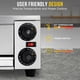 thumbnail image 4 of 1300w electric countertop commercial pizza oven - stainless steel, easy - clean crumb tray, fits up to 16 - pulgada pizzas para kitchen & commercial use, 4 of 7