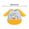 thumbnail image 2 of Xihbxyly Babero Antimanchas Sprout Baby, Diseño de Manga Larga con Recogedor de Comida, Tejido de Poliéster Fácil de Limpiar, Ideal para Comer y Actividades Al Aire Libre, Lavable a Máquina, Talla Ún, 2 of 4