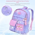 thumbnail image 2 of Mochila escolar para estudiantes de primaria de 1.º a 3.º a 6.º grado, para niñas, con reducción de carga, protección de cresta, impermeable, para niños de 6 a 12 años, 2 of 3