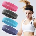 thumbnail image 2 of Banda elástica para el cabello, banda para el sudor, absorbente, transpirable, para Fitness, ciclismo, Yoga, 2 of 5