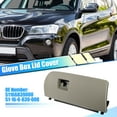 thumbnail image 2 of Unique Bargains Cubierta de la tapa de la puerta de la guantera del tablero para BMW X3 F25 2011-2017 Tapa de la guantera No.51166839000 Beige, 2 of 6