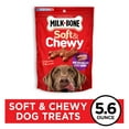 thumbnail image 3 of Milk Bone Soft & Chewy Dog Treats, Made with Real Beef & Filet Mignon, 5.6 Ounce Pouch, 3 of 10