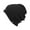 Black, variant on Reversible Multi-function Slouchy Beanie Hat Knit Skull Cap