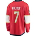 thumbnail image 3 of Men's Fanatics Dmitry Kulikov Red Florida Panthers  Premier Breakaway Player Jersey, 3 of 3