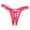 Hot Pink, variant on Xiaoxatg Sexy Panties for Women Sexy Transparent Lace Underwear For Women With Low Waist And Spicy Open Crotch Pearl Massage Thong Thin Mesh T Shirt Bikini Panties for Women Seamless