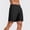 Black, variant on YLSDY Men's Athletic Running Shorts Zipper Pocket Lightweight Workout Gym Quick Dry Shorts Golf Tennis Hiking Black M