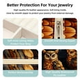 thumbnail image 3 of Owl Travel Portable Square Earring Organizer with Decorative Box – Travel Organizer, Necklace Holder – for Girls and Women, 3 of 6