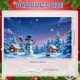 thumbnail image 2 of Winter Wonderland Snowman Banner Holiday Decoration Christmas Theme for Holiday Party Indoor Decoration Outdoor Celebration, 2 of 9