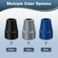 thumbnail image 7 of SupreGear Crutch Tips 7/8", Rubber Replacement Crutch and Cane Cap, 4-pack, Dark Blue, 7 of 7