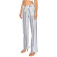 thumbnail image 2 of Cali1850 Women's Casual Linen Pants 32" Inseam Oceanside Drawstring Smocked Waist Lounge Beach Pants with Pockets, 2 of 6