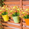thumbnail image 4 of Artificial Flowers Outdoor No Fade UV Resistant Fake Plastic Flowers Faux Plants for Garden Patio Porch Window Box Home Wedding Farmhouse Hanging Décor, 4 of 5