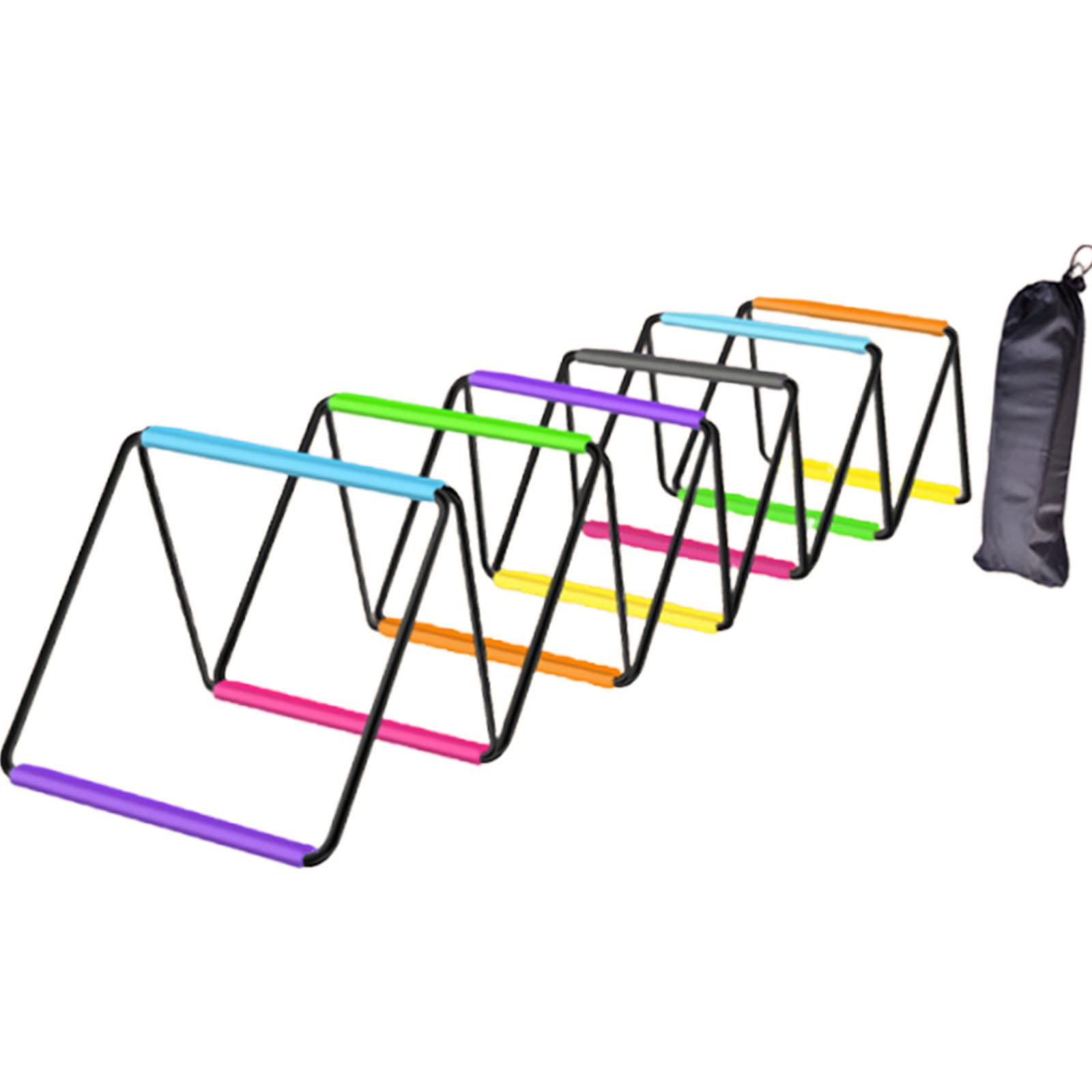 funtasica Agility Ladder Soccer Agility Training Equipment Foldable Workout Speed Ladder Football Footwork Ladder Braided Strap Material Suitable for Team Sport 480cmx40cm