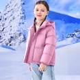 thumbnail image 2 of XXWXYD Kids Korean Style Thickened White Down Hooded Jacket, Warm Winter Coat for Boys Girls, Big Children Padded Outerwear Autumn, 2 of 9
